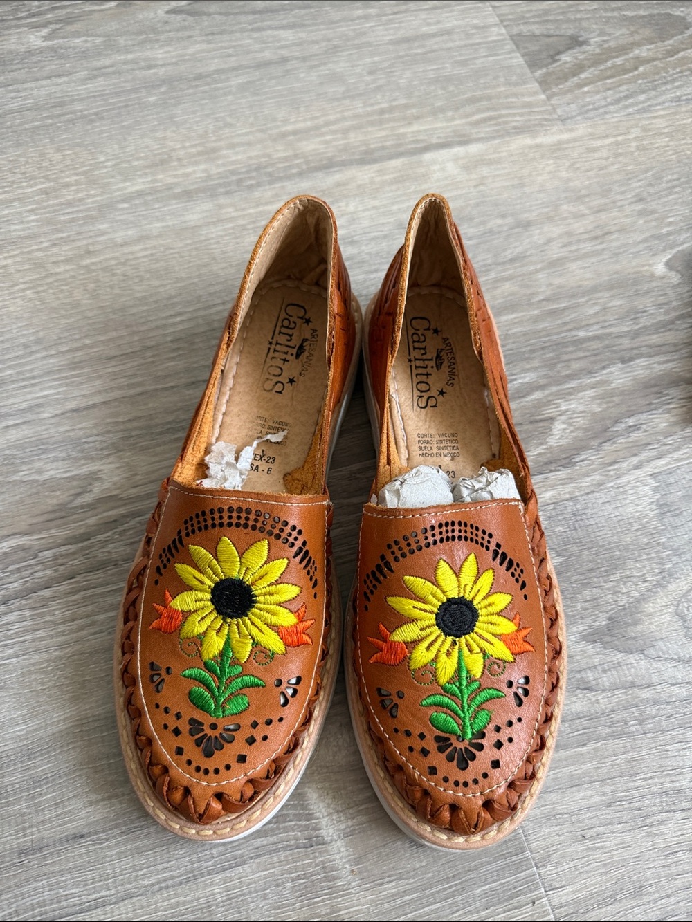 Brown sandals